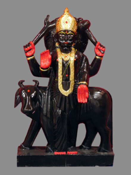 Bhairu Ji Statue in Bhaisalana Marble