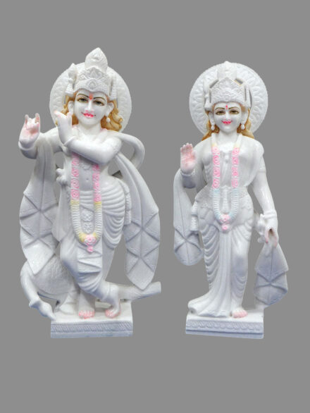 Radha Krishna Marble Murti for Temple