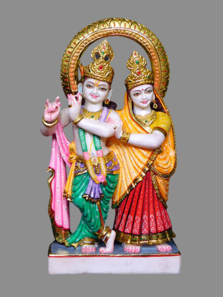 Makrana Marble Radha Krishna Jugal Jodi Murti