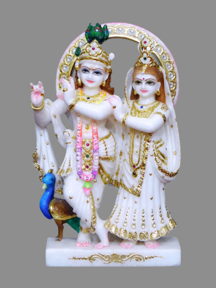 Jugal Radha Krishna Vietnam Marble Statue