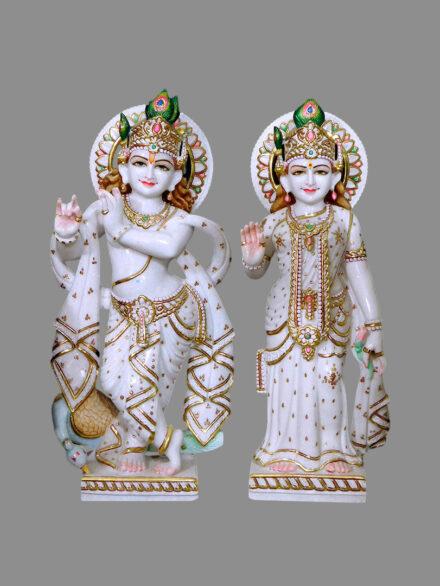 Vietnam Marble Radha Krishna Idol