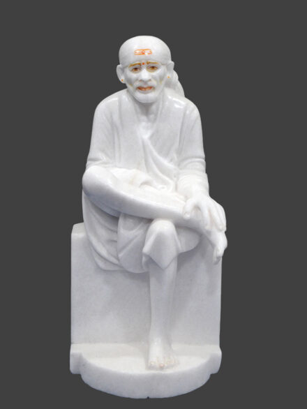 Sai Baba Vietnam White Marble Statue